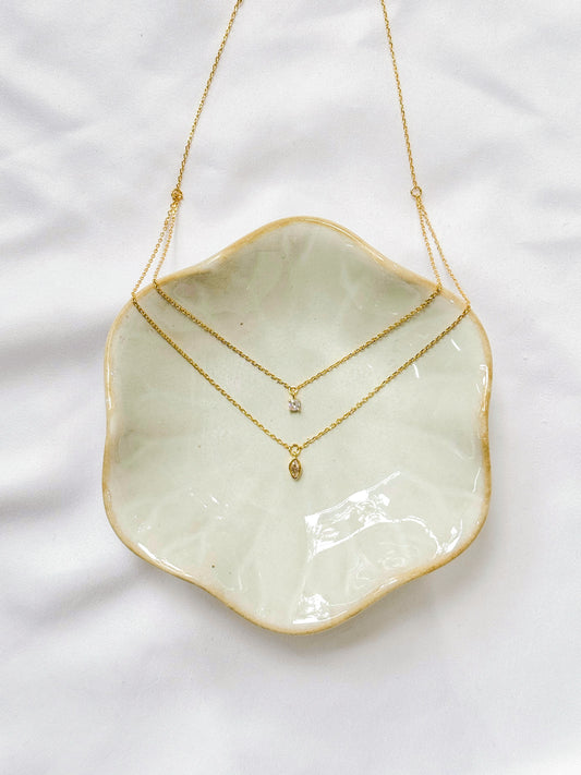 Gold Dipped Layered Necklace