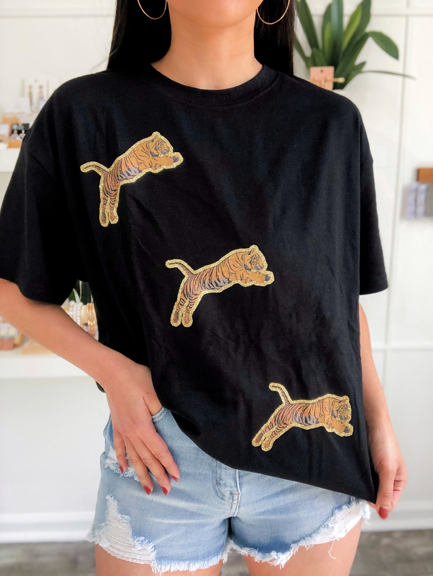 Glitter Tigers Tee