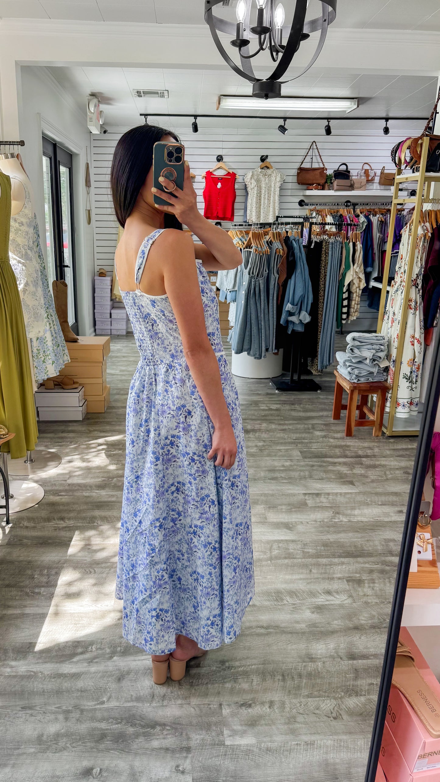 Blue Iris Maxi Dress