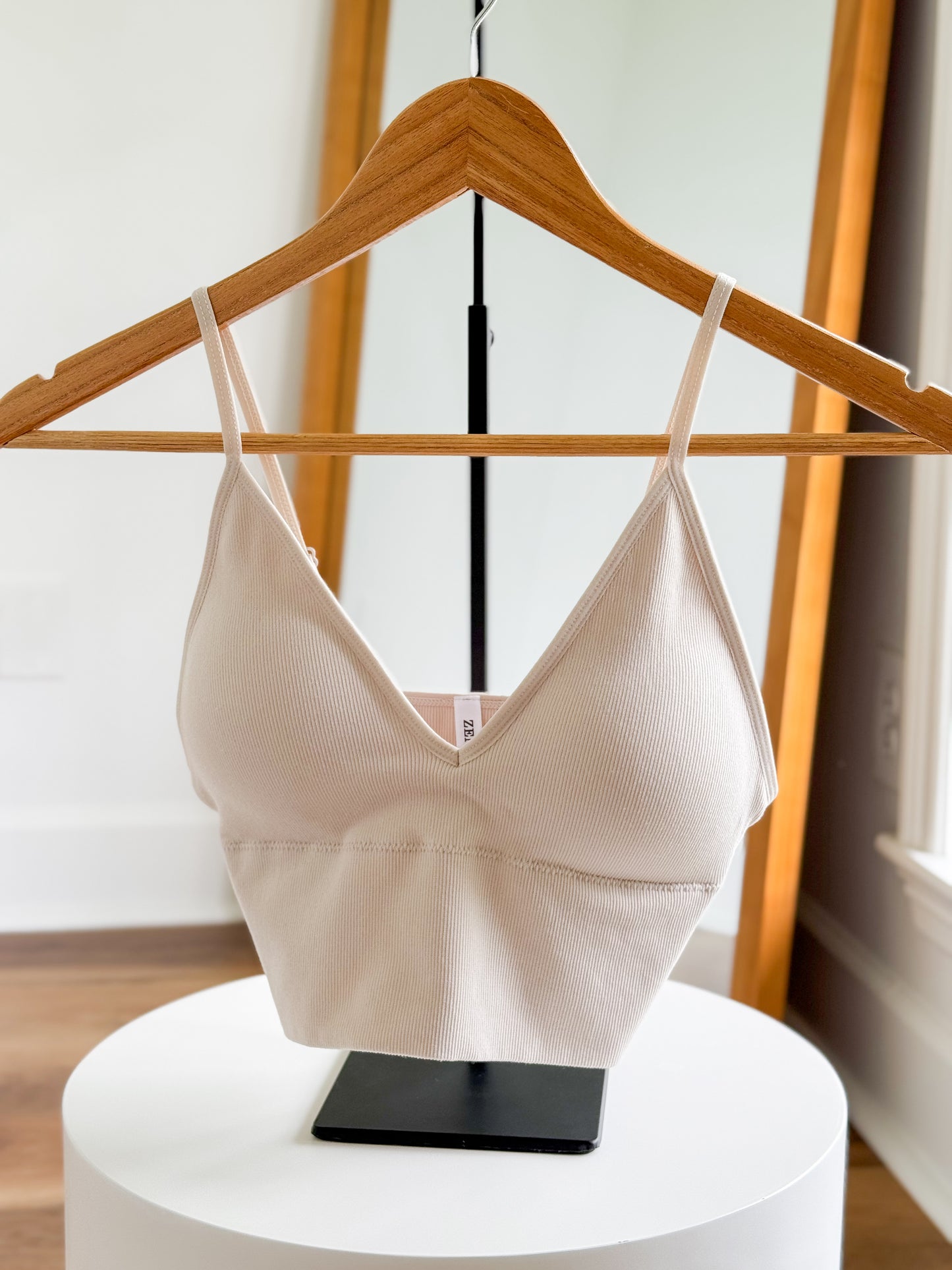 Ribbed Longline Bralette