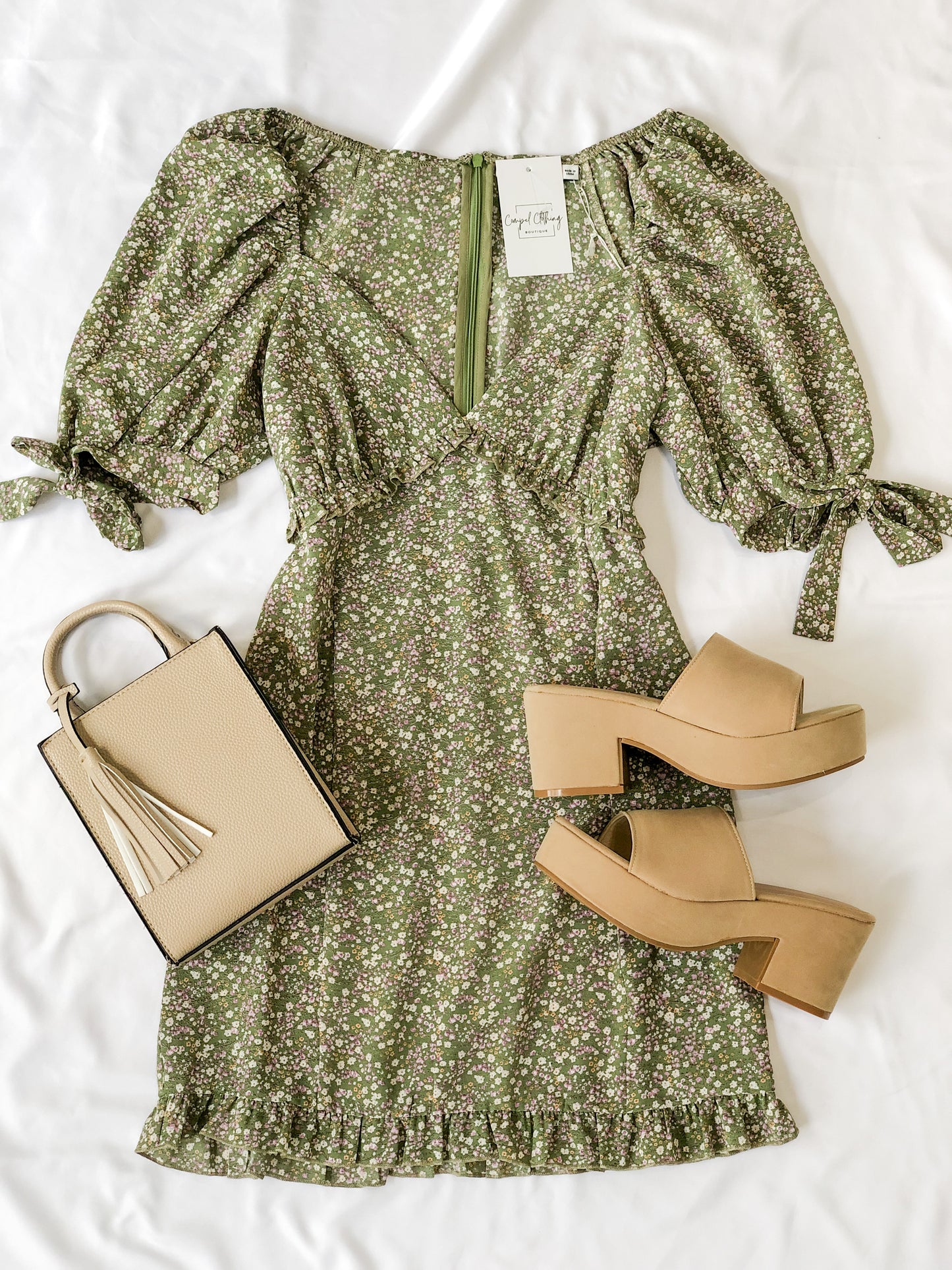 Floral Print Mini Dress