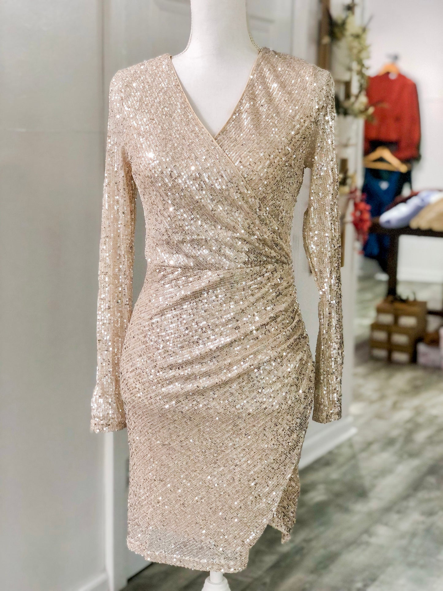 Rise & Shine Sequin Dress