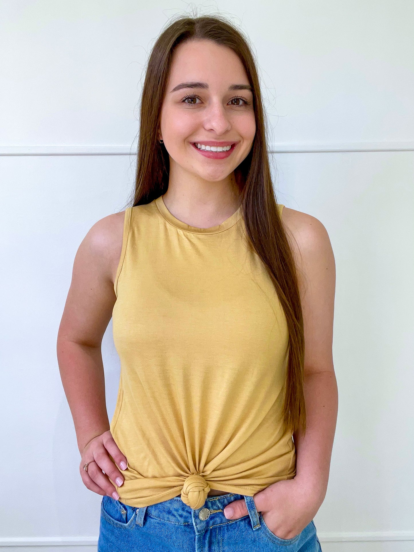 Butter Yellow Basic Tank