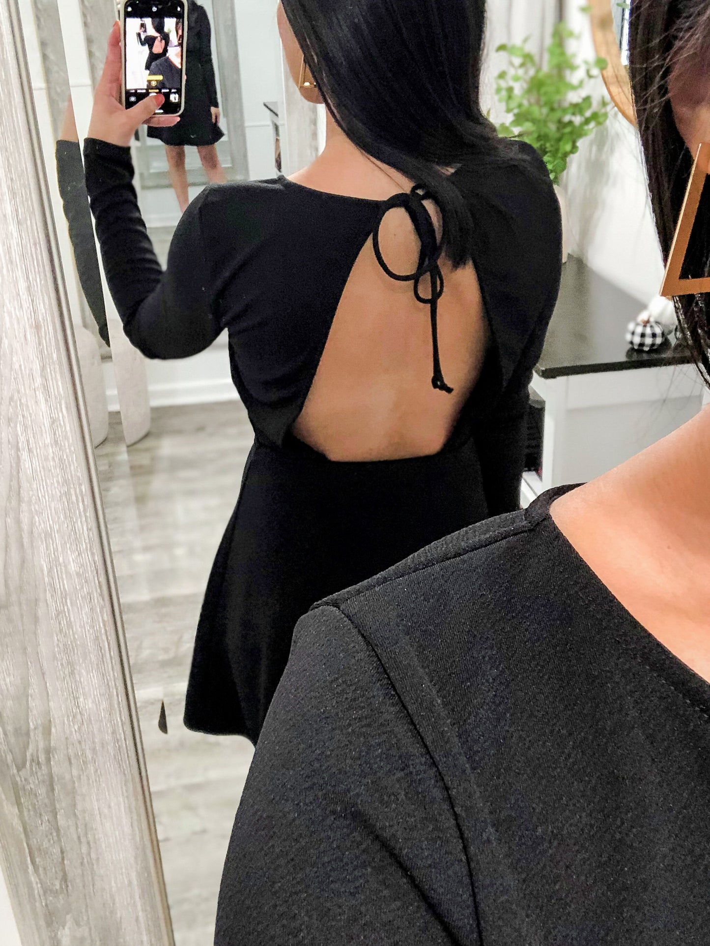 Julie Open Back Dress