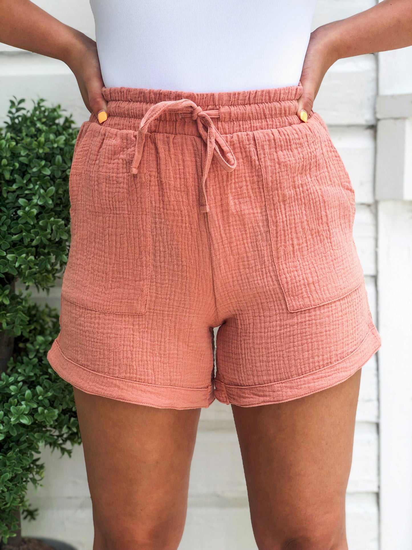 Gauze Rose Dawn Shorts