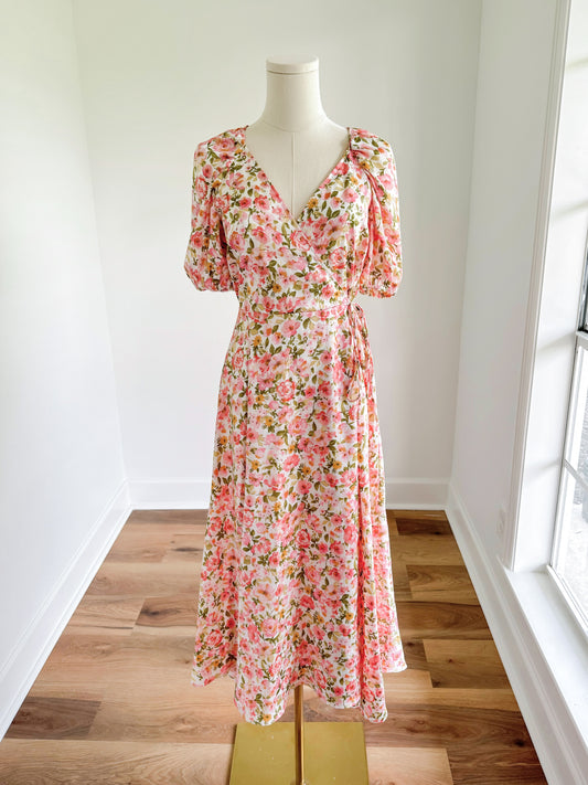 Blooming Beauty Wrap Dress