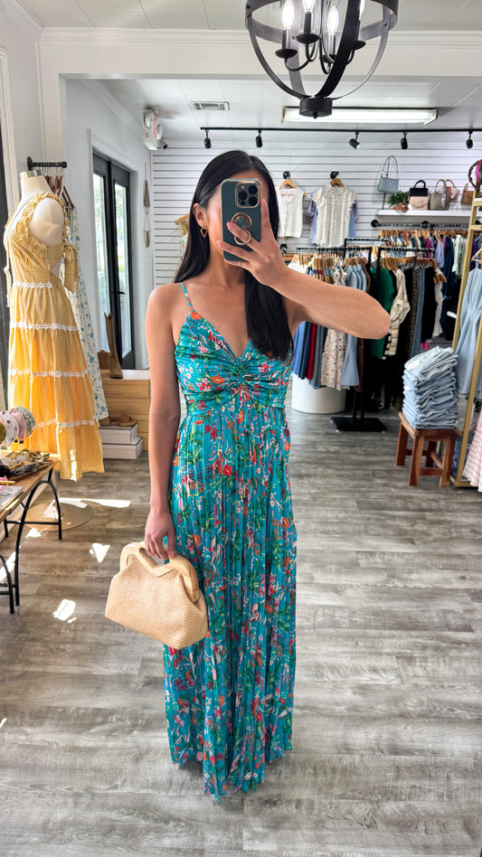 Tropic Time Pleated Dress