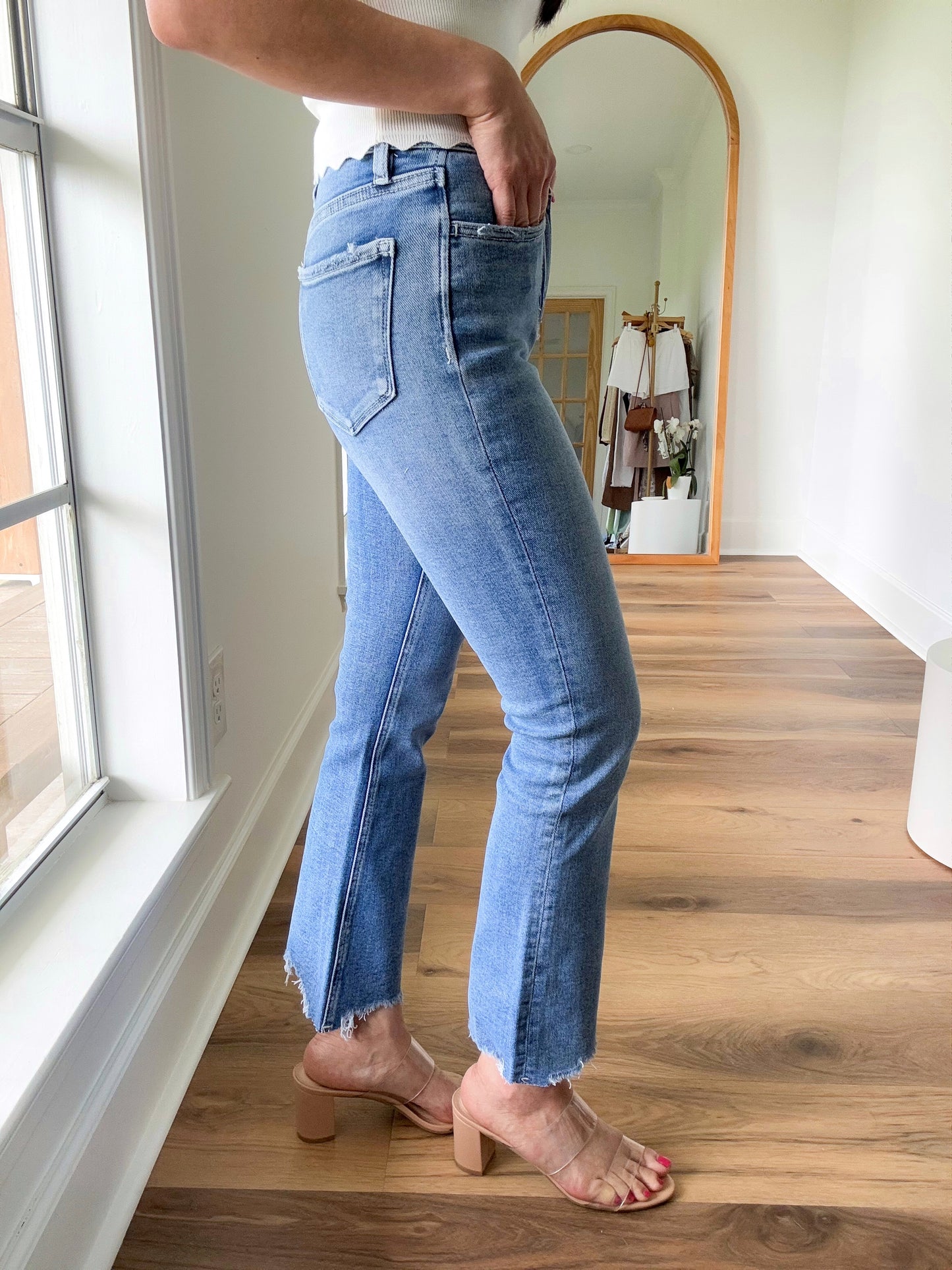 Perfectly HR Kick Flare Denim