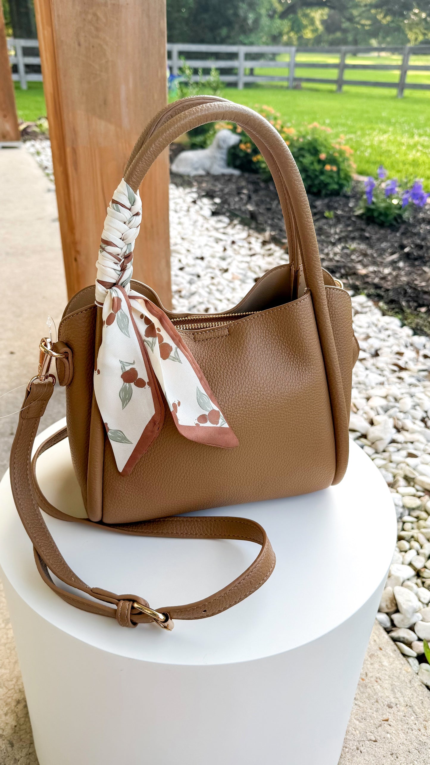Phoebe Bucket Bag w/Scarf