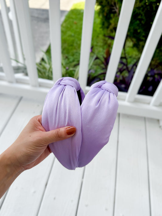Lavender Knot Headband