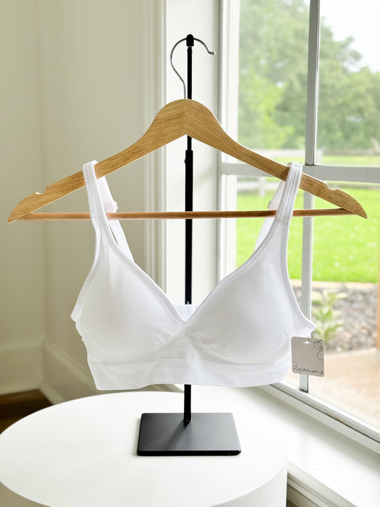 Seamless Bra - White