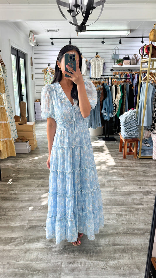 Camellia Floral Maxi Dress