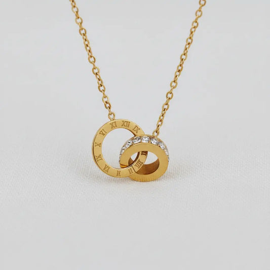 Roman Numeral Pendant Necklace