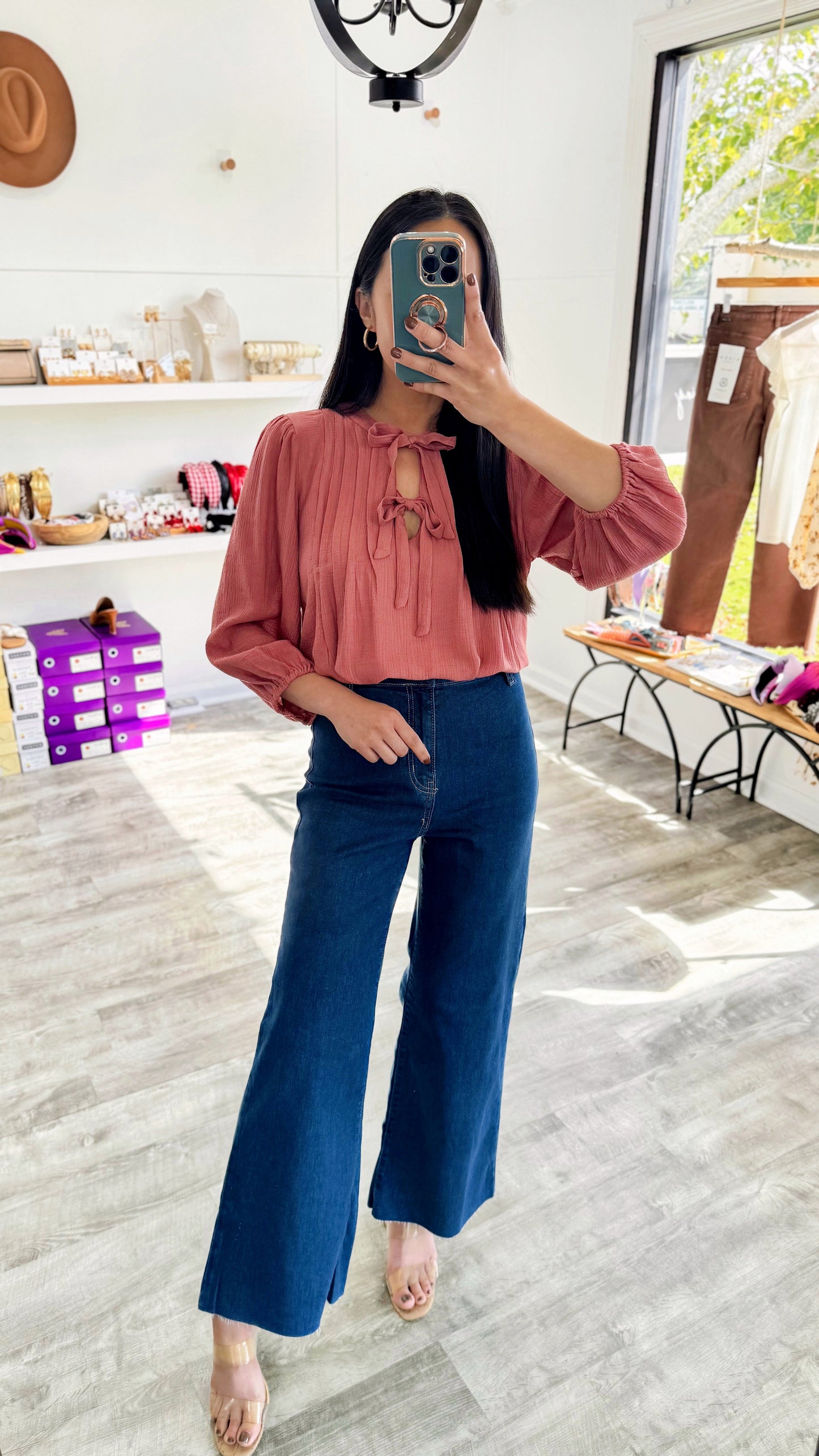 Shani Double Tie Top