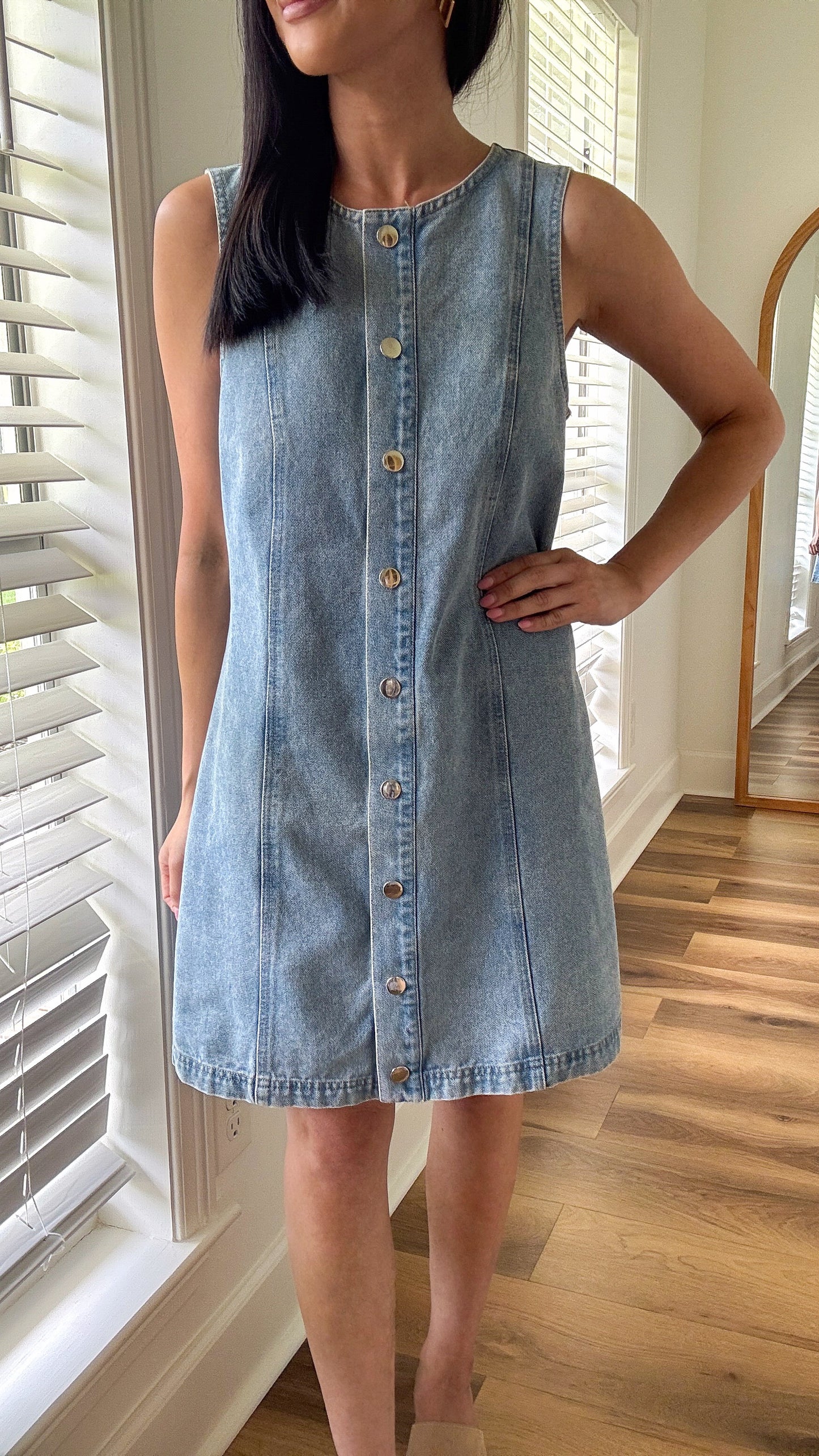 Rowdy Crowd Denim Dress