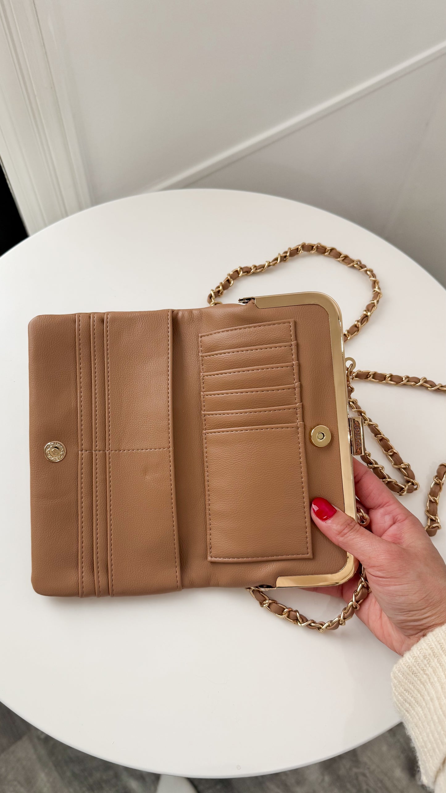 Sue Wallet Pouch - Almond