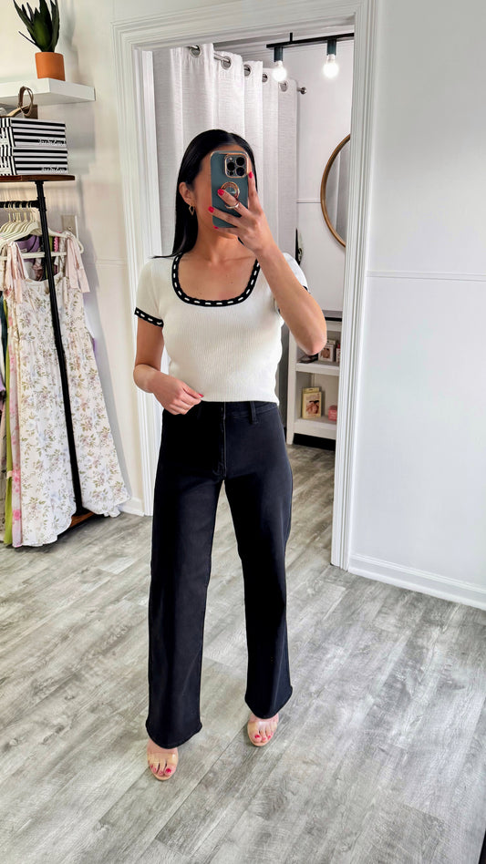 Relaxed Straight Trouser Denim