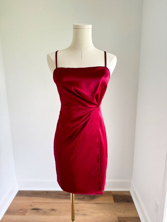 Romantic Setting Satin Dress