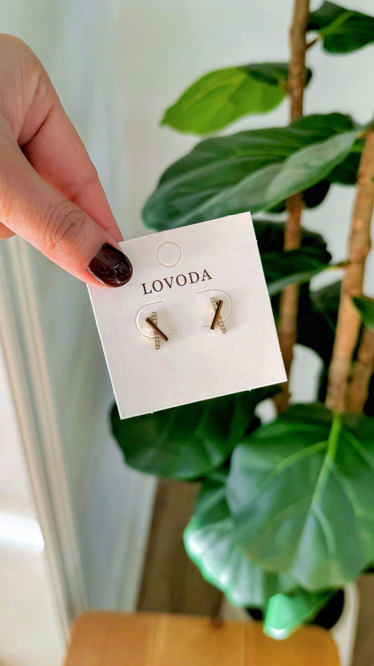 Crossroads Stud Earrings