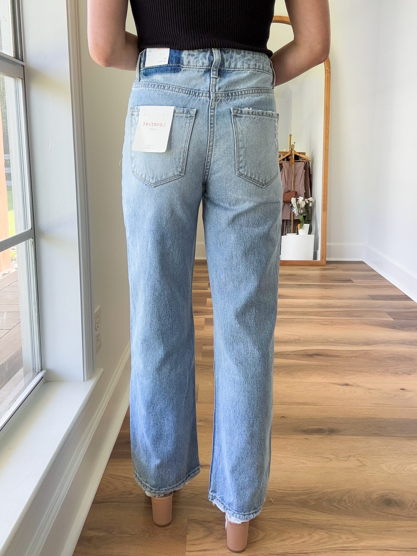 Entertaining Slim Wide Ankle Denim