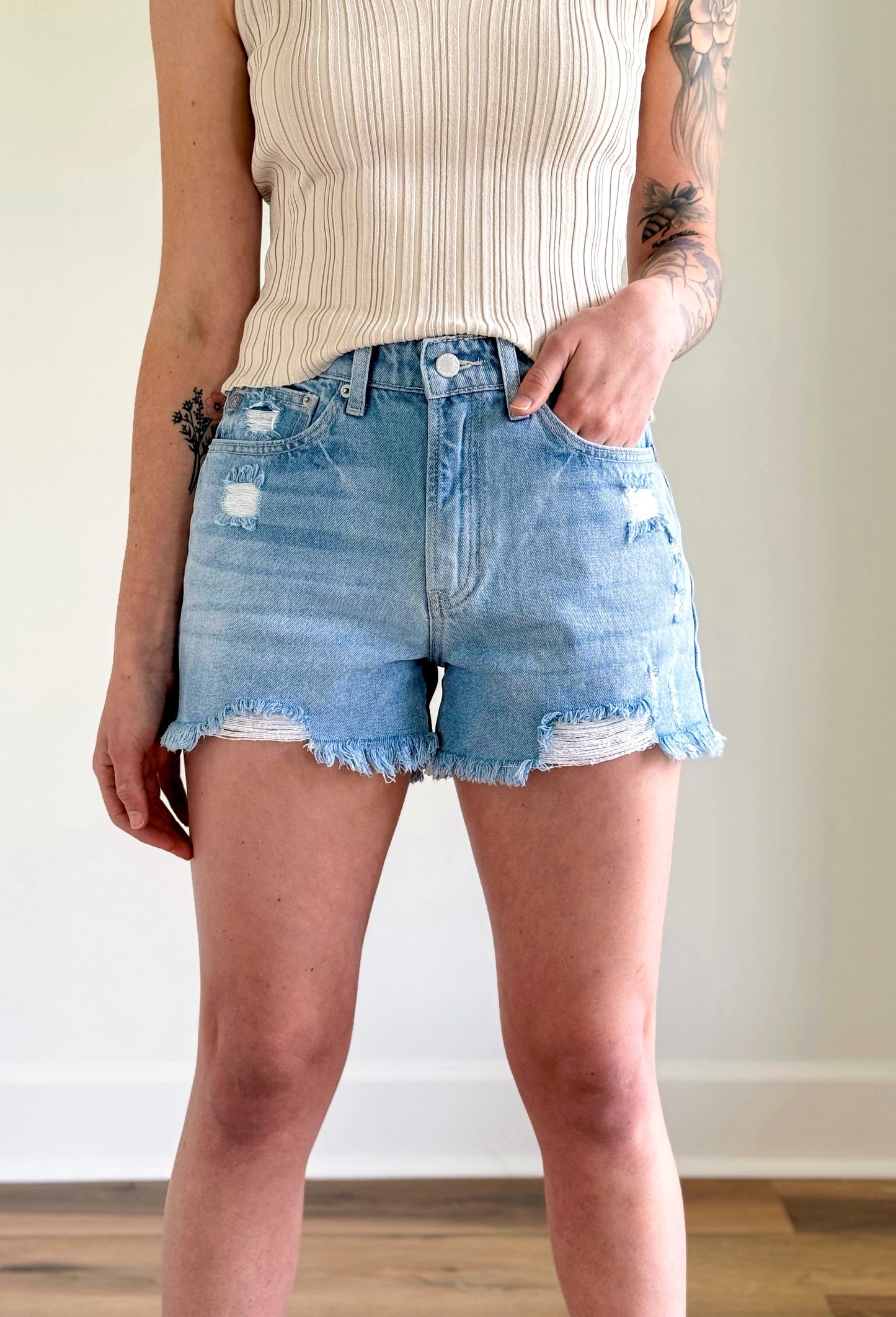 City Views Denim Shorts