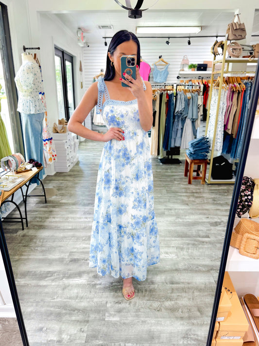 Crochet Crush Midi Dress