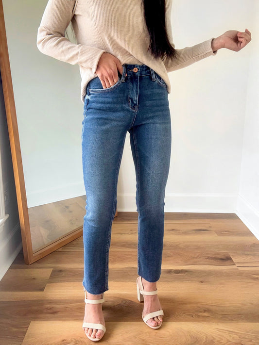 Delicate Slim Straight Denim
