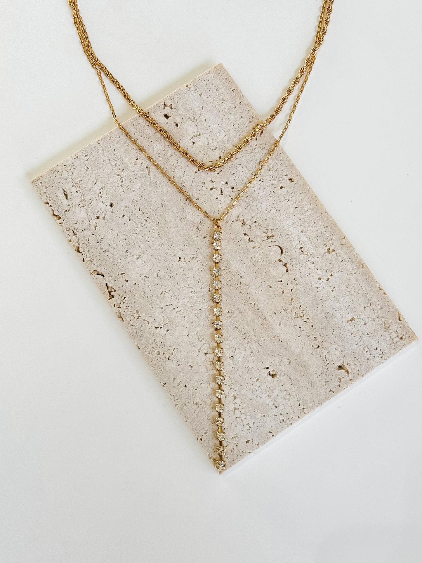 Deep V Drop Necklace