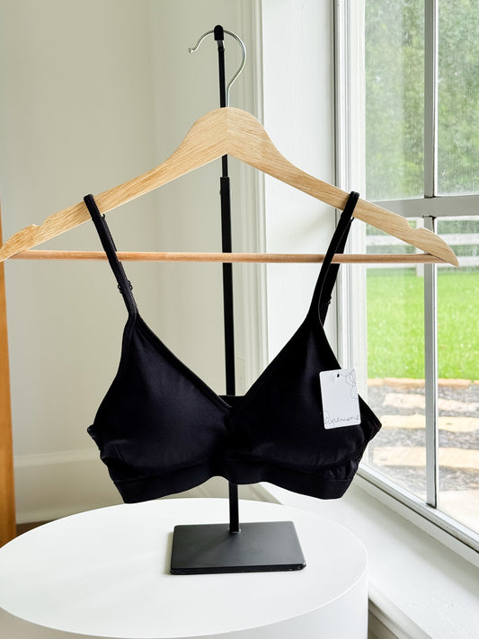 Seamless Bralette- Black