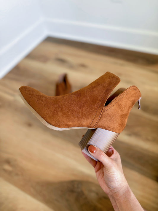 Iris Booties-Tan