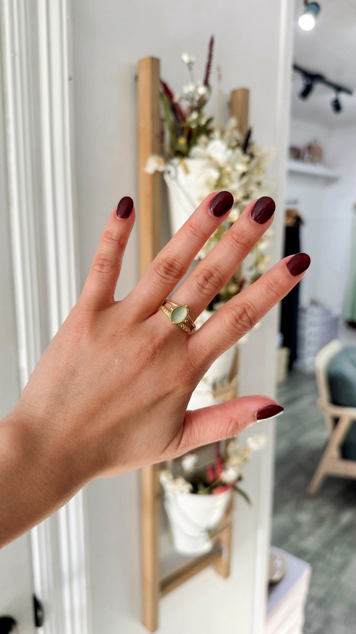 Seamoss Adjustable Ring