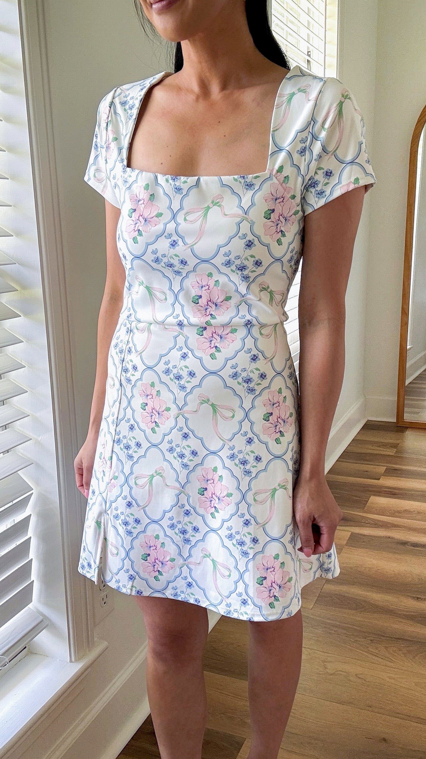 Bows & Floral Active Dress
