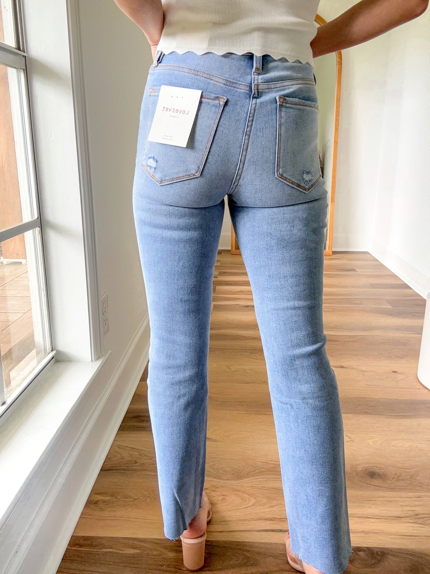 Waiting HR Kick Flare Denim