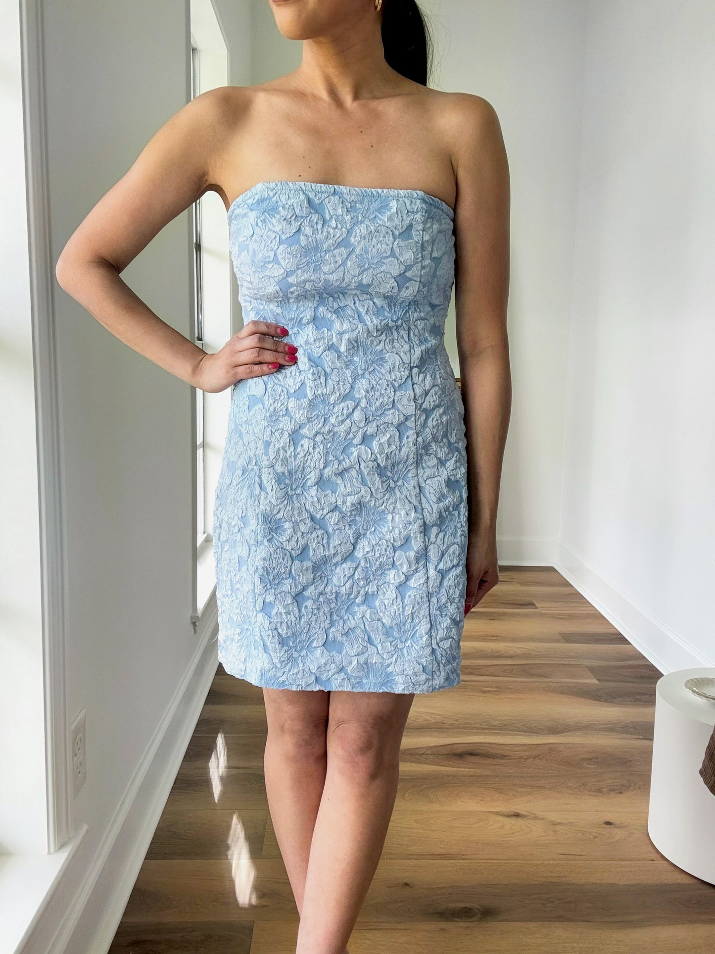 Jacquard Mini Bow Dress