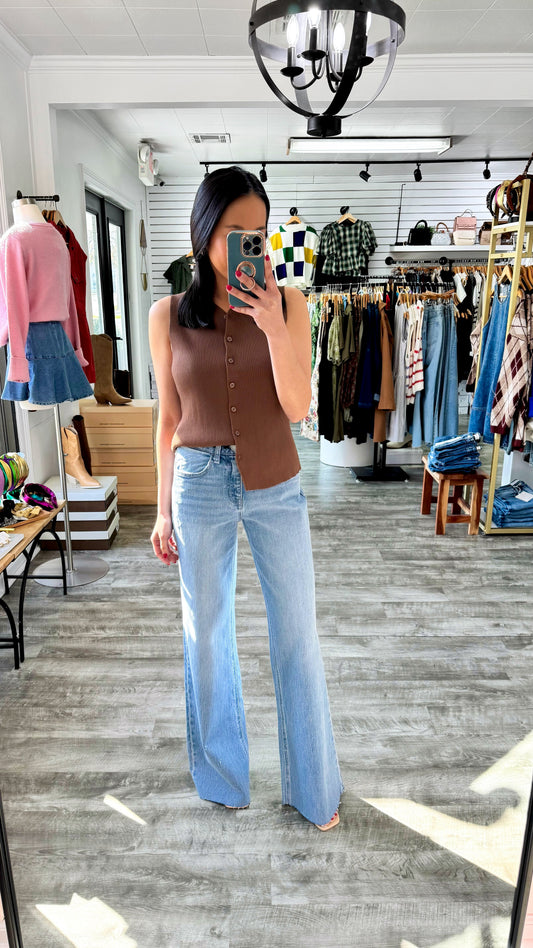 Olivia Full Length Wide Denim