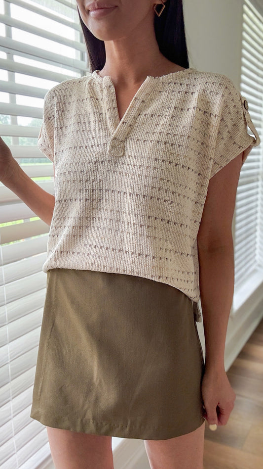 Subtle Moves Knit Top