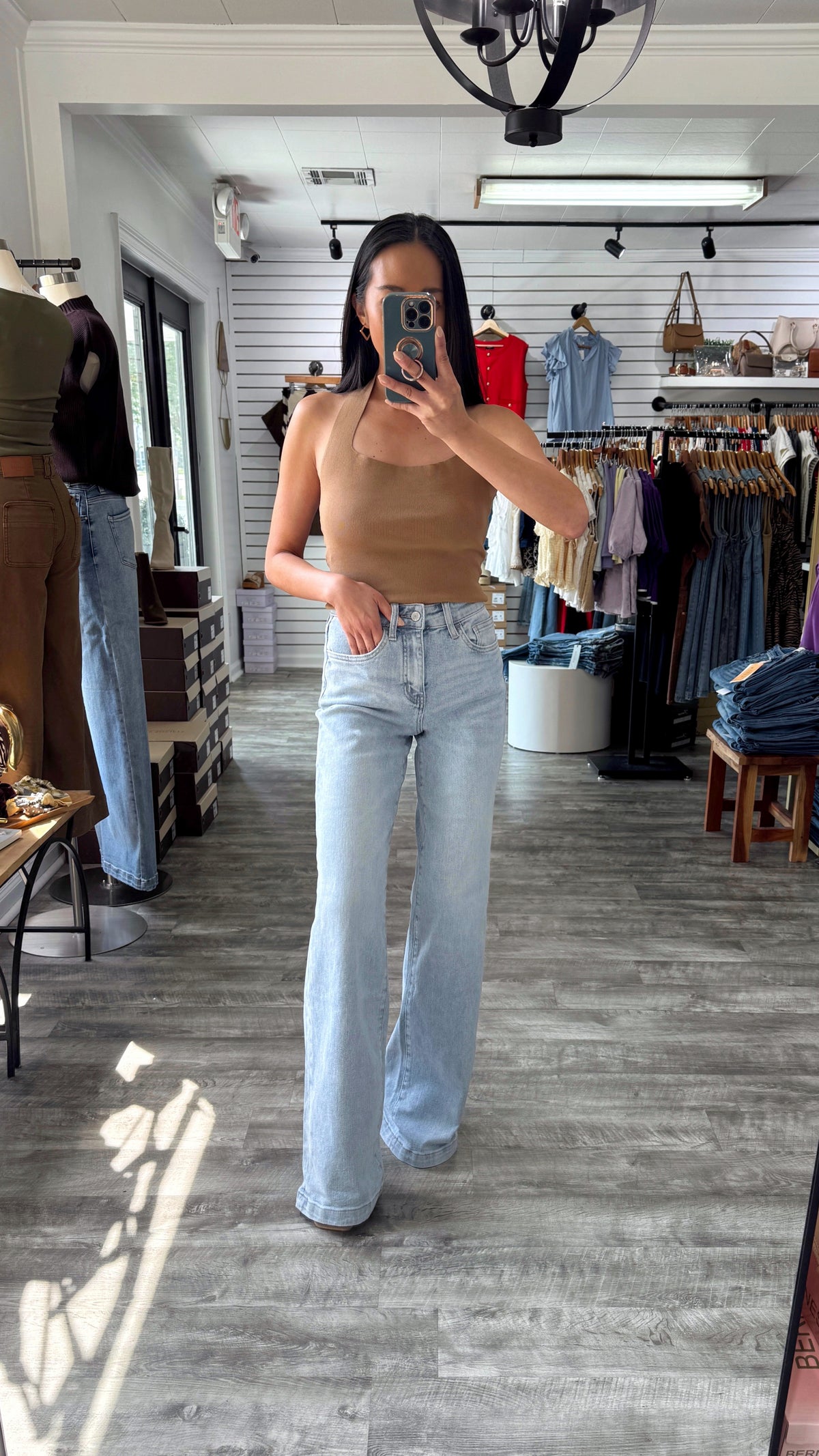 Optimistic Wide Leg Denim - Full Length