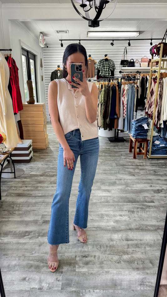 Korey Cropped Flare Denim