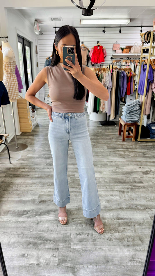 Evelyn Slim Wide Denim