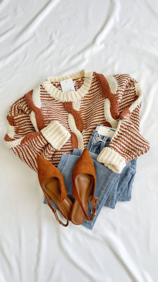 Up For A Twist sweater