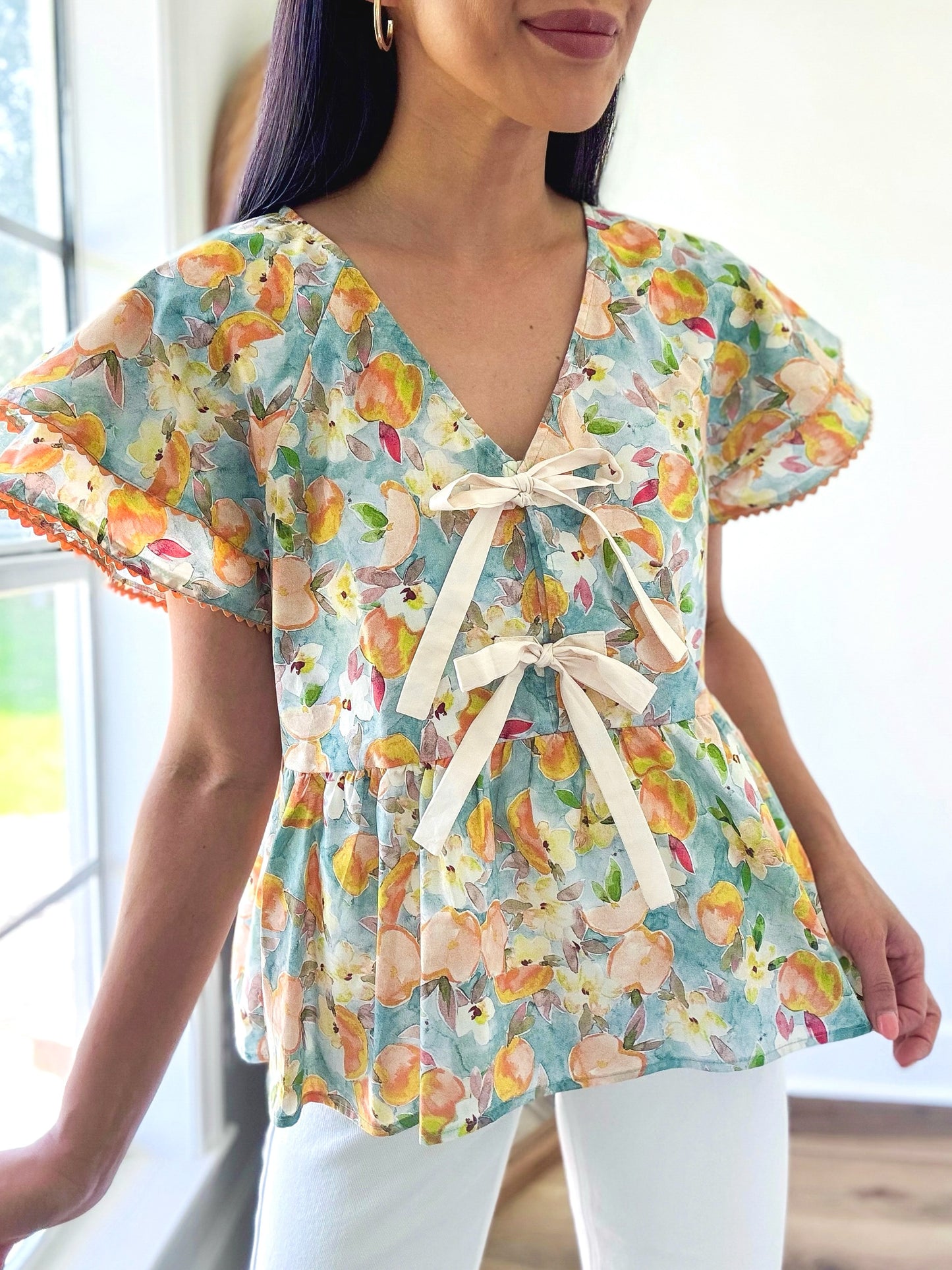 Penelope Bow Blouse