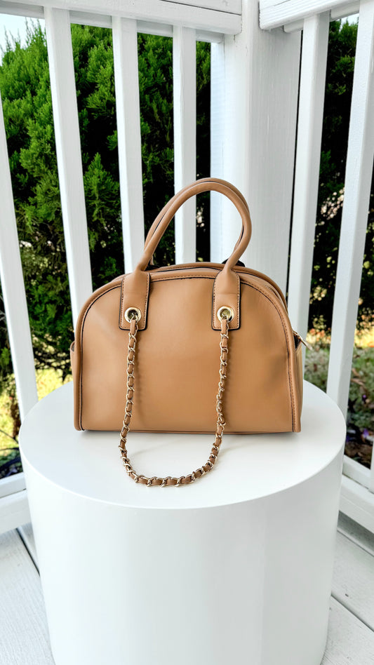 Beth Dome Satchel Purse