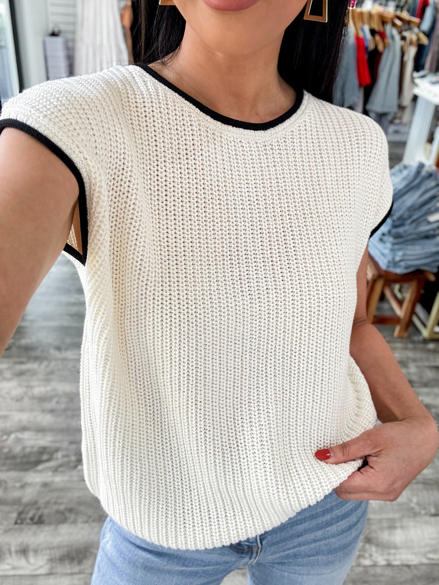 Forget Me Not Sweater Top