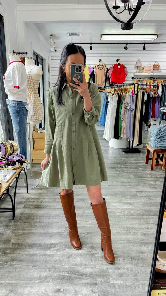 Sophia Shirt Dress