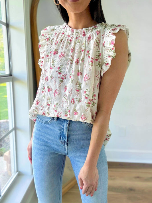 Spring Forward Ruffle Blouse
