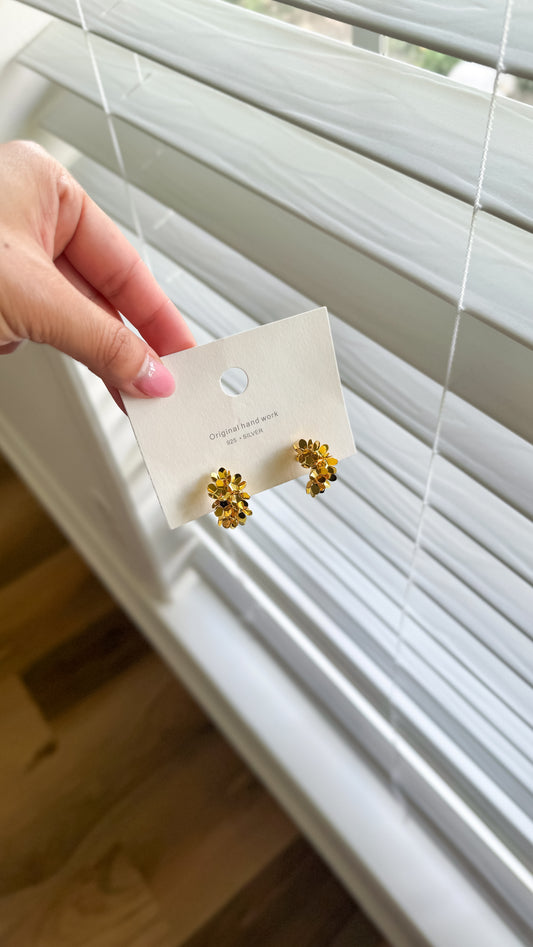 Floral Arc Earrings
