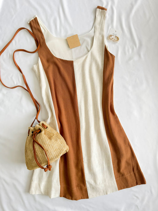 Nothing Planned Linen Dress
