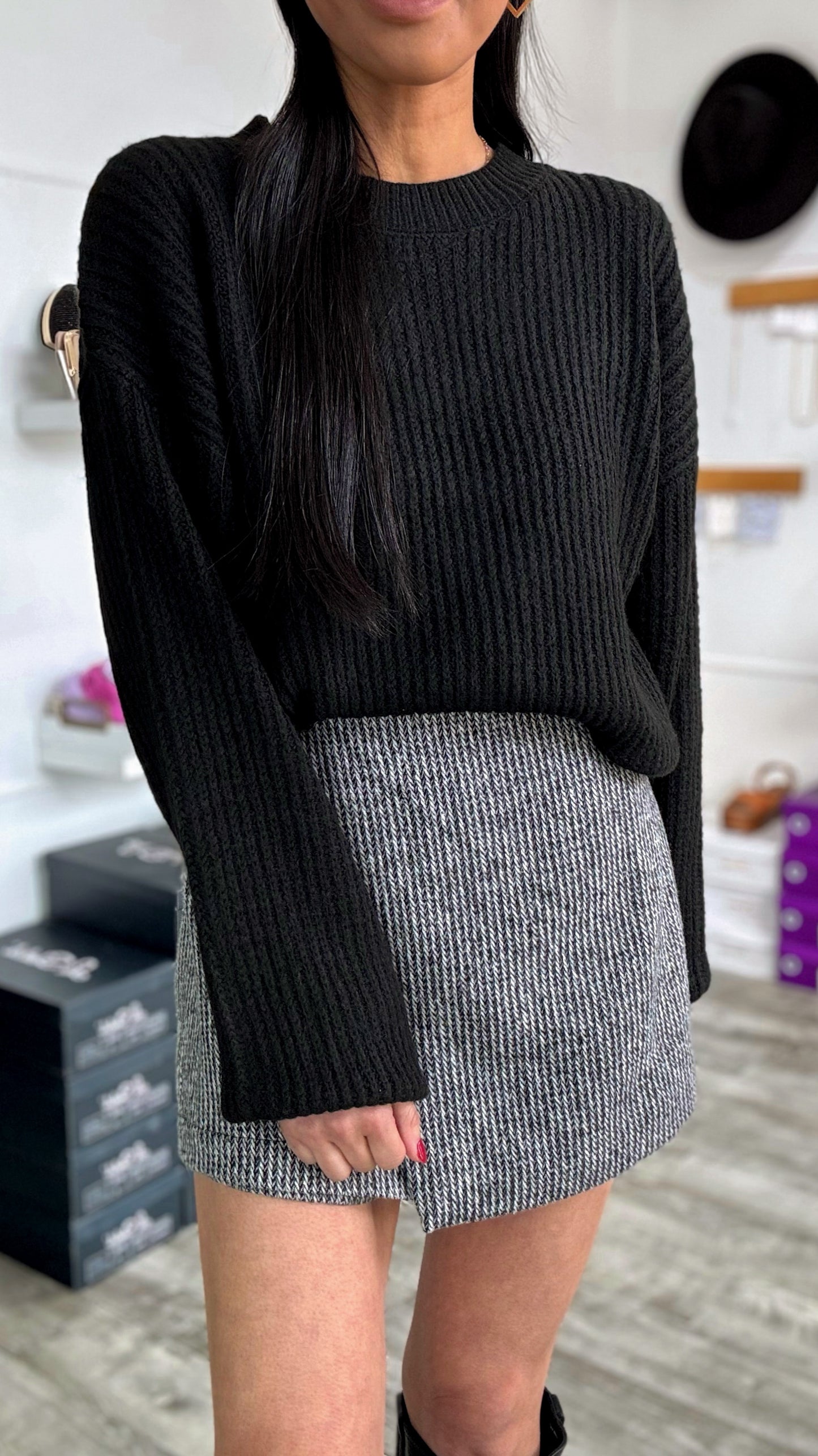 Ribbed & Relaxed Sweater