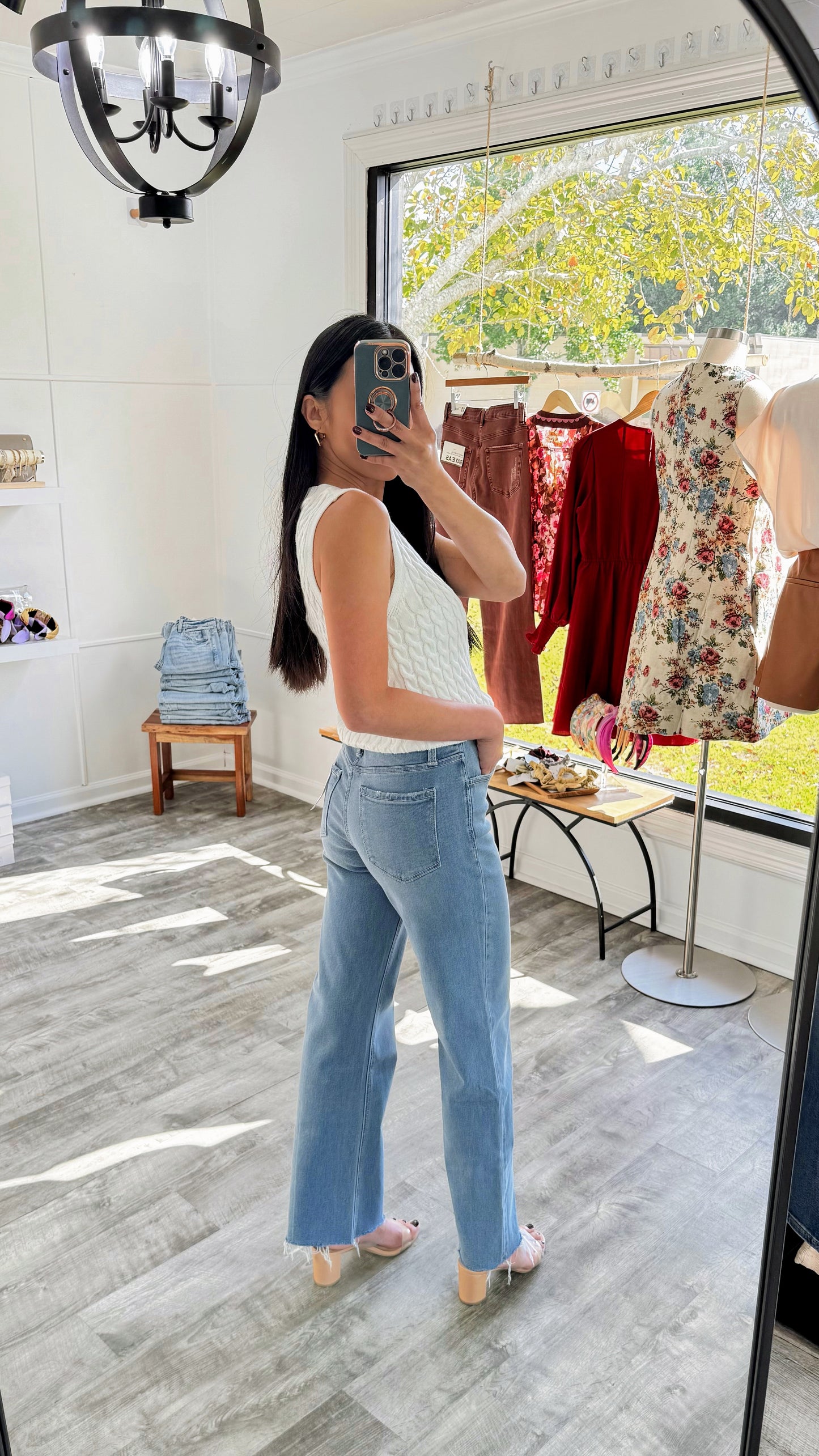 Sharpest Slim Ankle Wide Denim