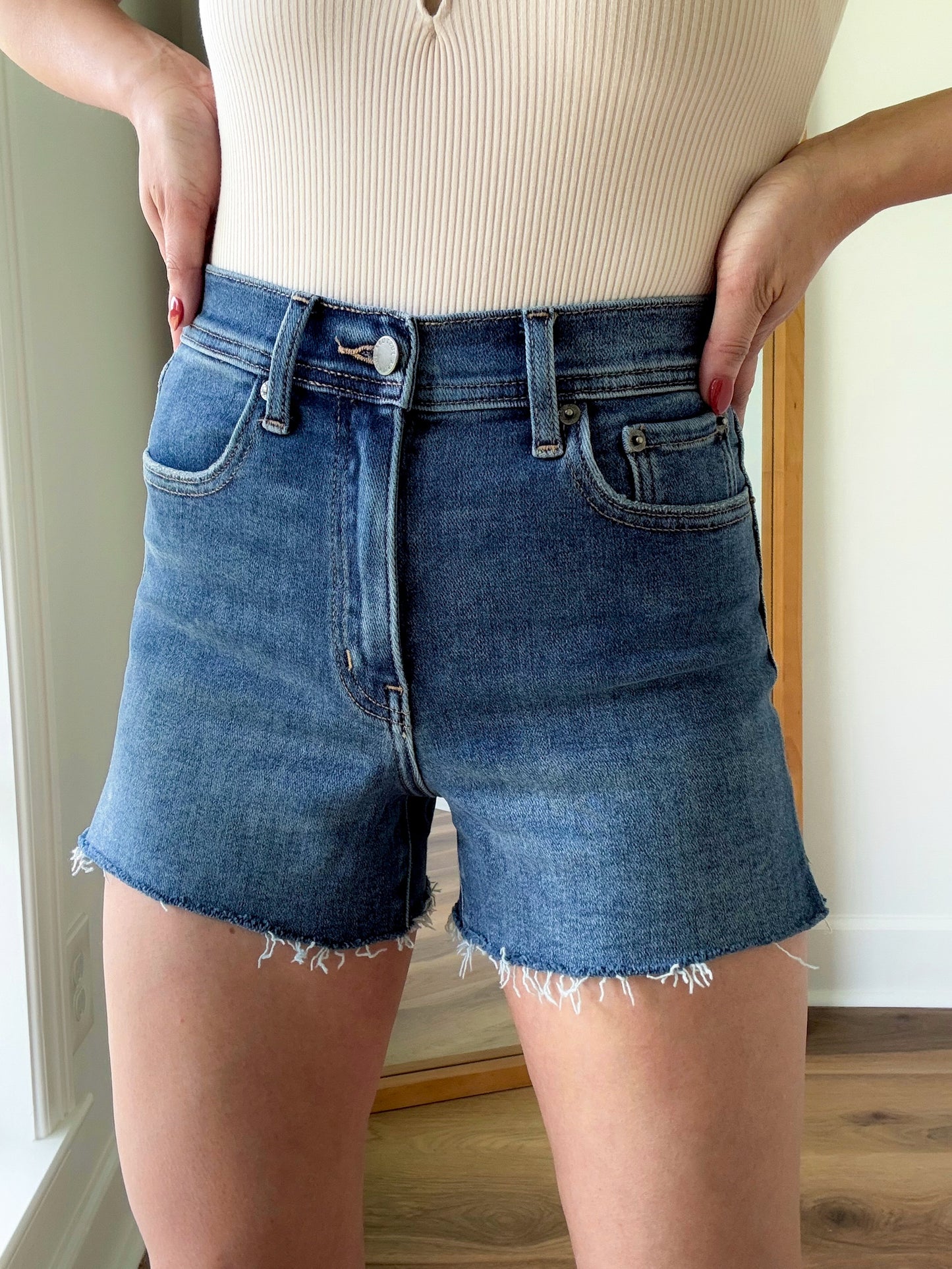 Stretch Cut Off Shorts